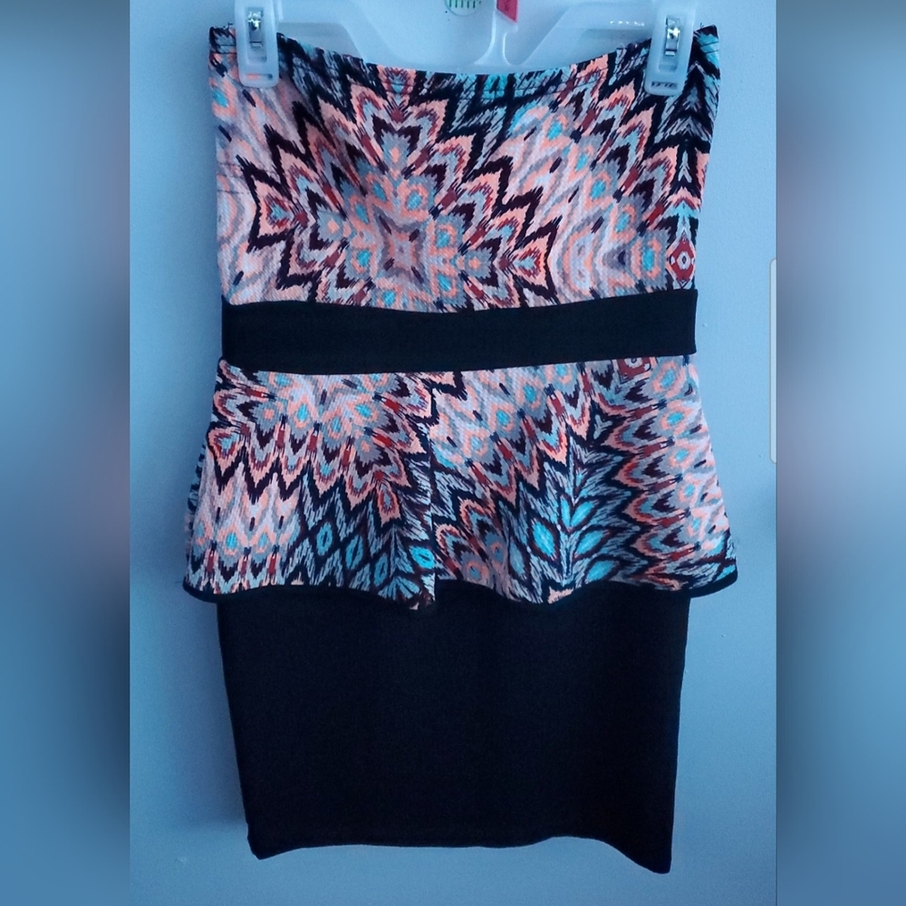 Love Women's Colorful Patterned Mini Dress